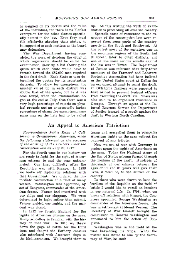 First page of An Appeal to American Patriotism