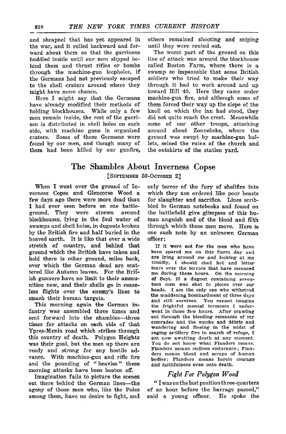 First page of The Shambles About Inverness Copse