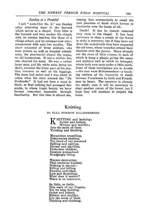 First page of Knitting
