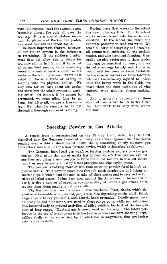 First page of Sneezing Powder in Gas Attacks