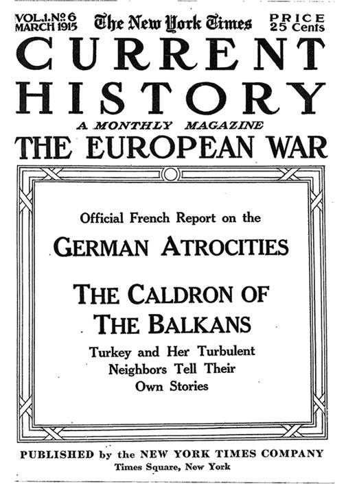 Current History Cover Image for Volume 1, Issue 6