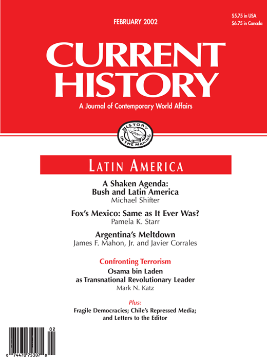 Current History Cover Image for Volume 101, Issue 652