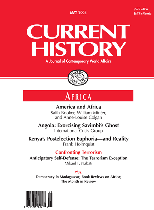 Current History Cover Image for Volume 102, Issue 664