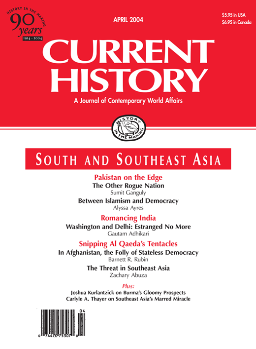 Current History Cover Image for Volume 103, Issue 672