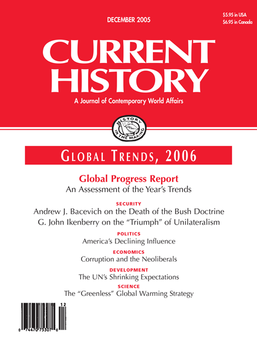 Current History Cover Image for Volume 104, Issue 686