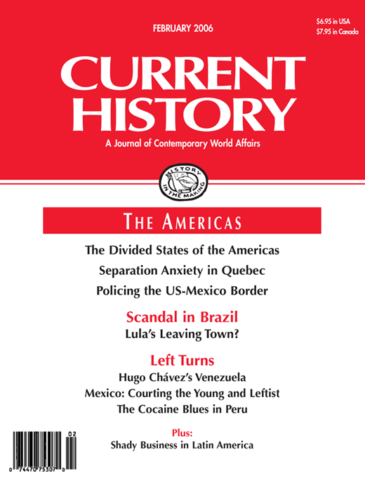 Current History Cover Image for Volume 105, Issue 688