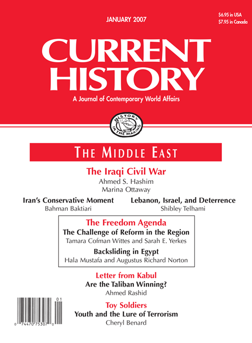 Current History Cover Image for Volume 106, Issue 696
