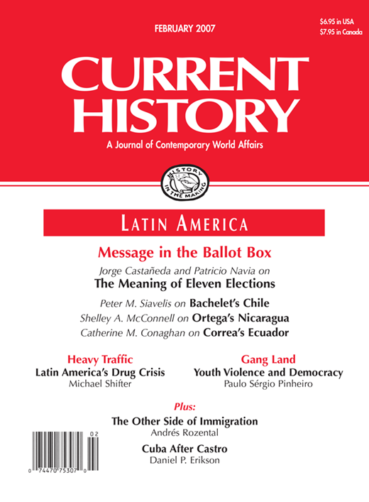 Current History Cover Image for Volume 106, Issue 697