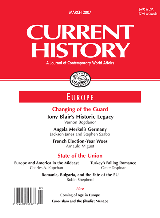 Current History Cover Image for Volume 106, Issue 698