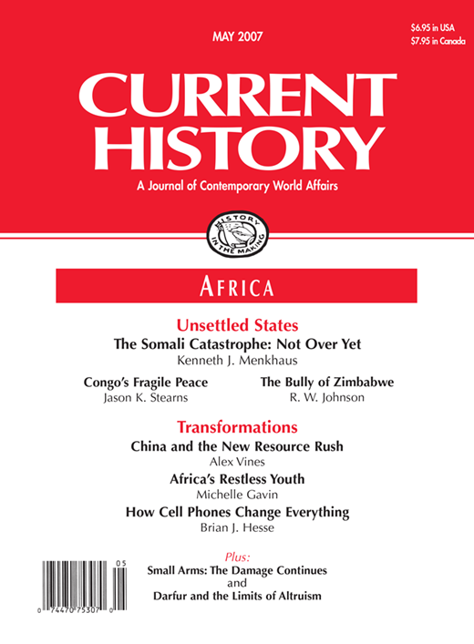 Current History Cover Image for Volume 106, Issue 700