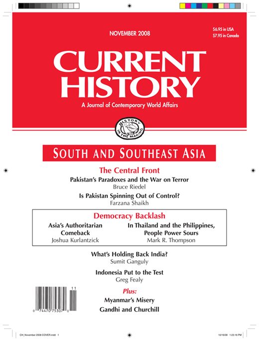 Current History Cover Image for Volume 107, Issue 712