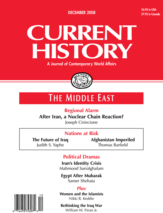 Current History Cover Image for Volume 107, Issue 713