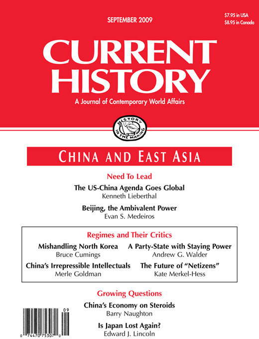 Current History Cover Image for Volume 108, Issue 719