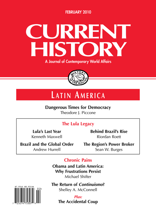 Current History Cover Image for Volume 109, Issue 724
