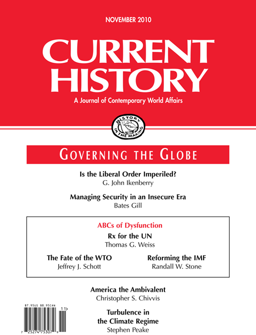 Current History Cover Image for Volume 109, Issue 730