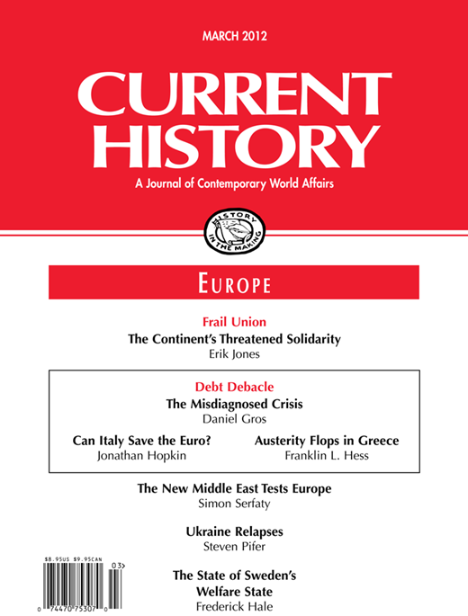 Current History Cover Image for Volume 111, Issue 743