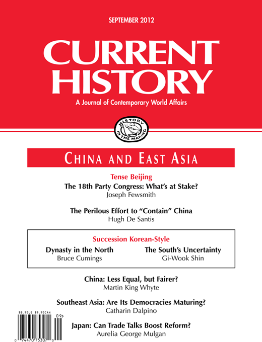 Current History Cover Image for Volume 111, Issue 746