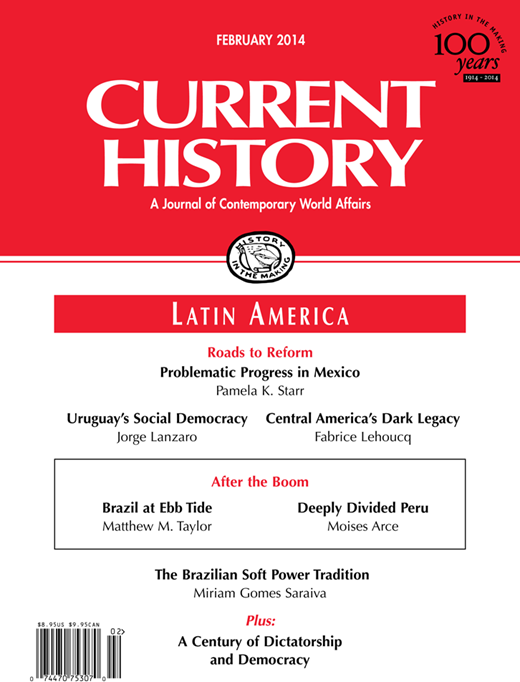 Current History Cover Image for Volume 113, Issue 760