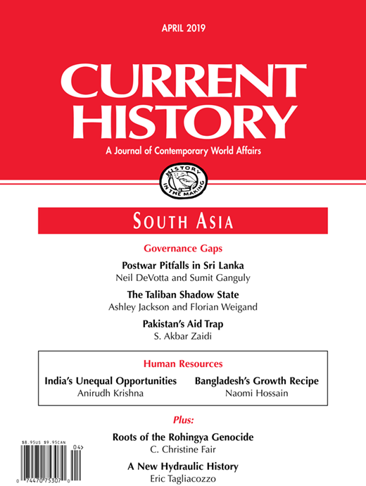 Current History Cover Image for Volume 118, Issue 807