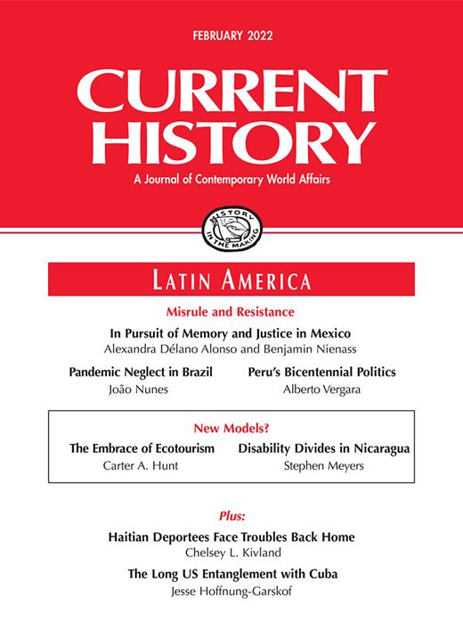 Current History Cover Image for Volume 121, Issue 832