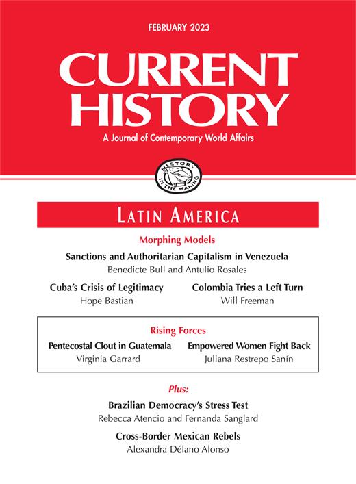 Current History Cover Image for Volume 122, Issue 841