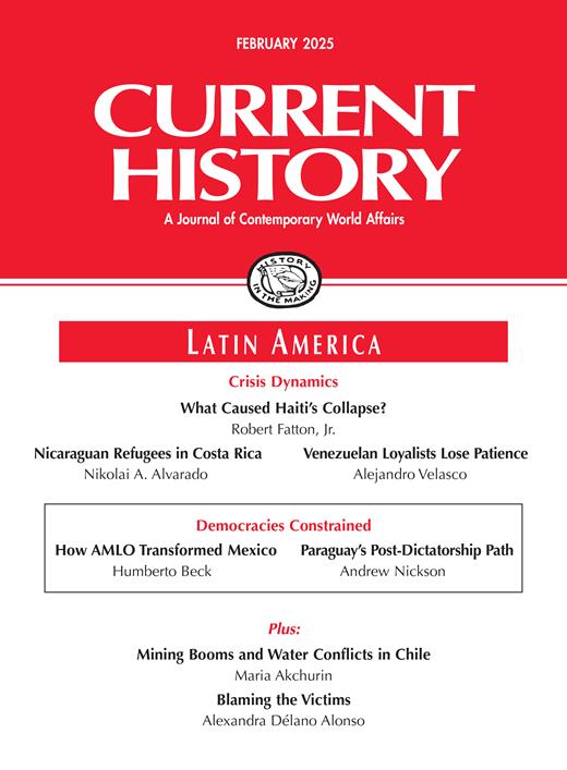 Current History Cover Image for Volume 124, Issue 859