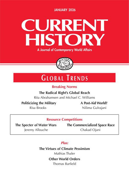 Radical Events The Emergence of a Global Radical Right | Current History | University ...