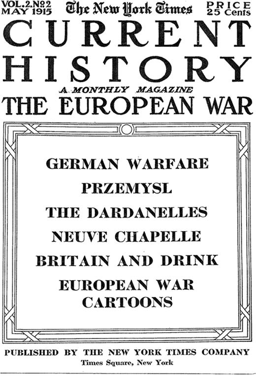 Current History Cover Image for Volume 2, Issue 2