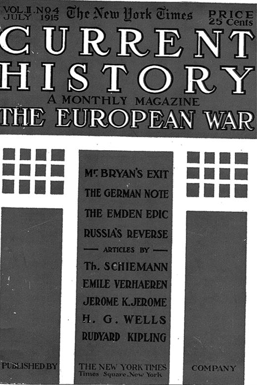 Current History Cover Image for Volume 2, Issue 3