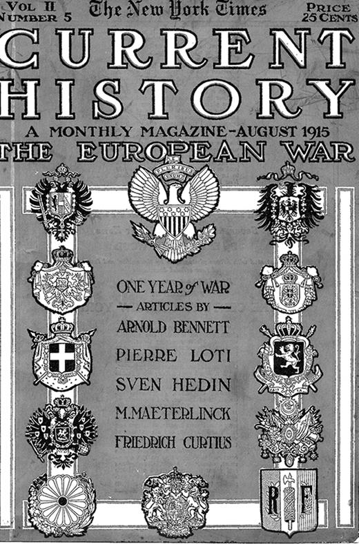 Current History Cover Image for Volume 2, Issue 5