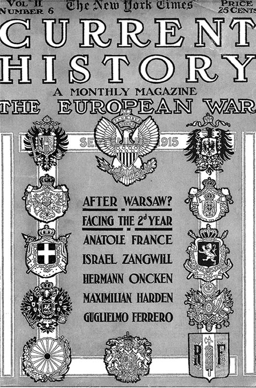 Current History Cover Image for Volume 2, Issue 6