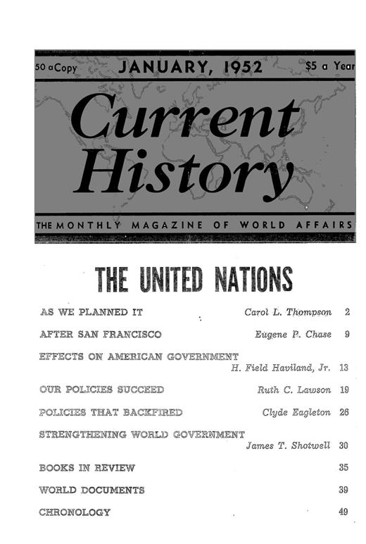 Current History Cover Image for Volume 22, Issue 125