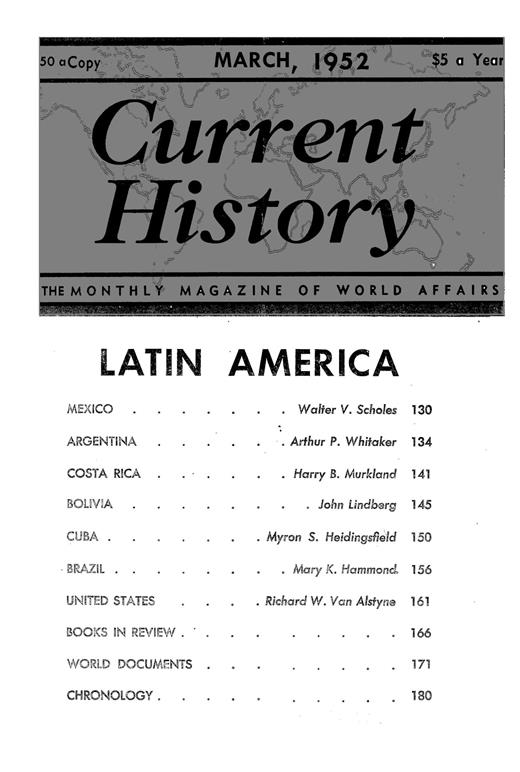 Current History Cover Image for Volume 22, Issue 127