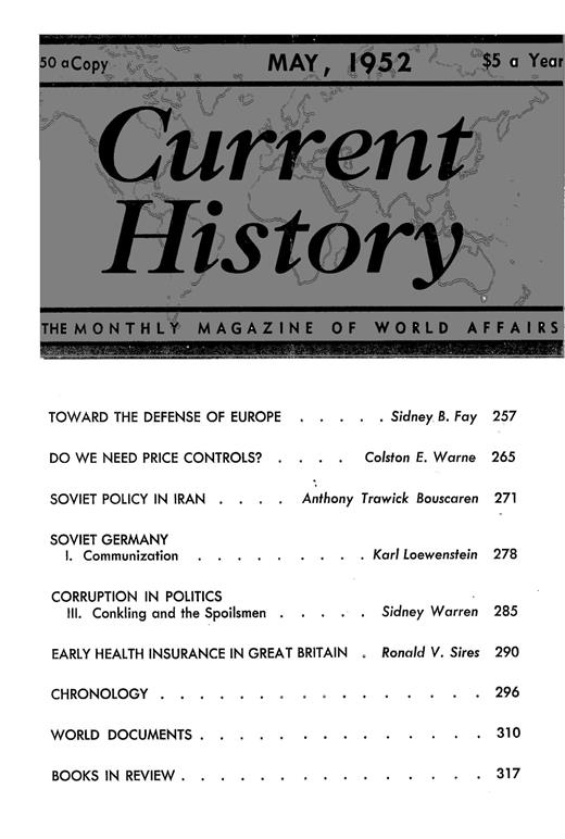 Current History Cover Image for Volume 22, Issue 129