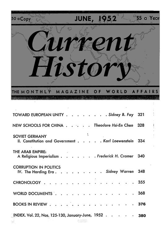 Current History Cover Image for Volume 22, Issue 130