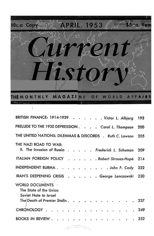 Current History Cover Image for Volume 24, Issue 140