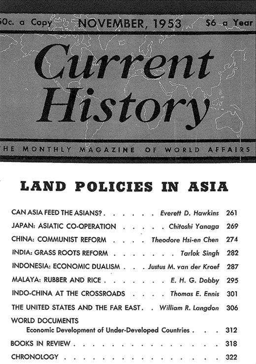 Current History Cover Image for Volume 25, Issue 147