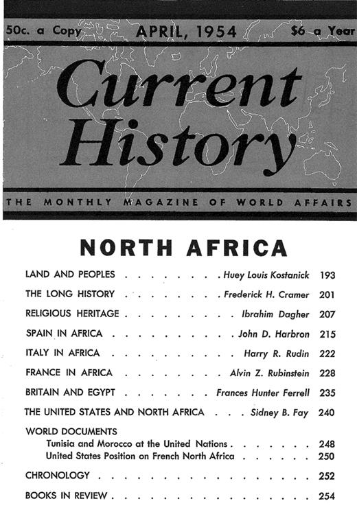Current History Cover Image for Volume 26, Issue 152