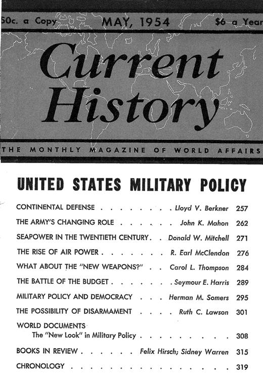 Current History Cover Image for Volume 26, Issue 153