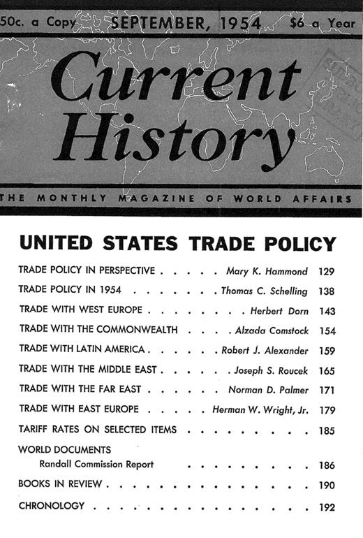 Current History Cover Image for Volume 27, Issue 157