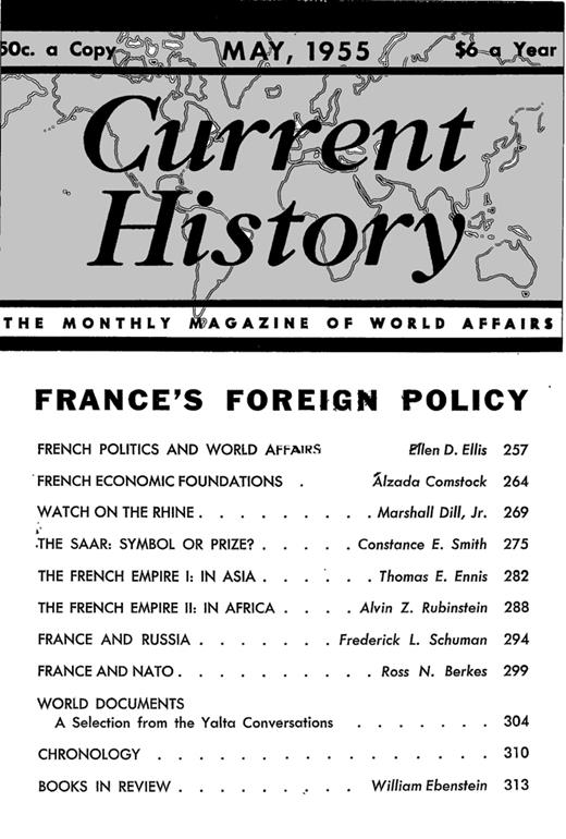 Current History Cover Image for Volume 28, Issue 165
