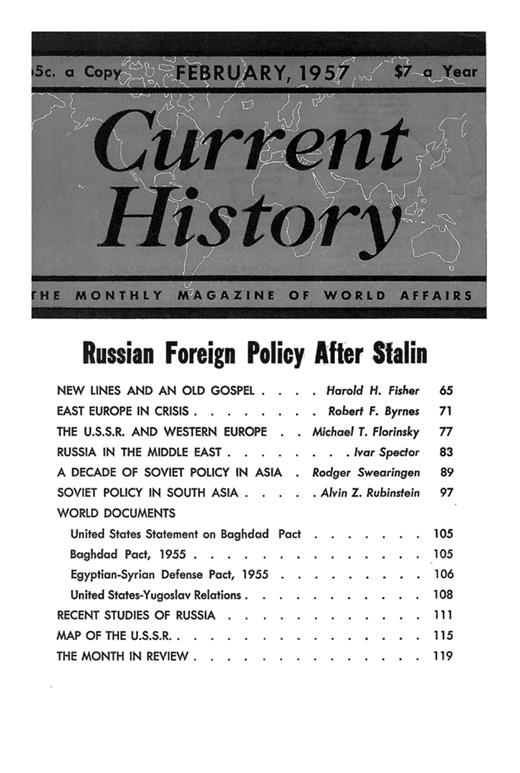 Current History Cover Image for Volume 32, Issue 186