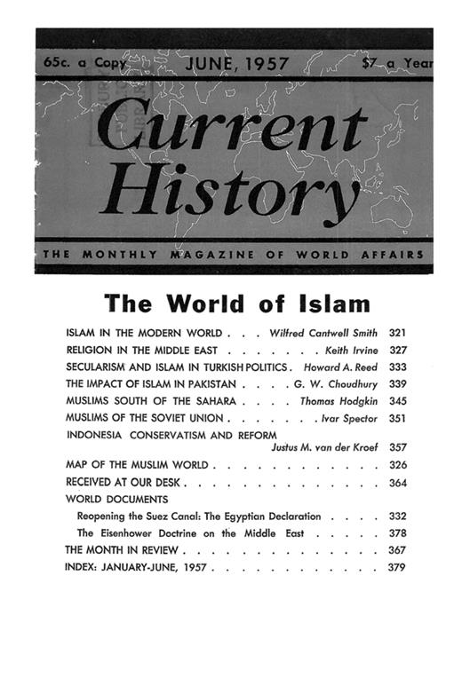 Current History Cover Image for Volume 32, Issue 190
