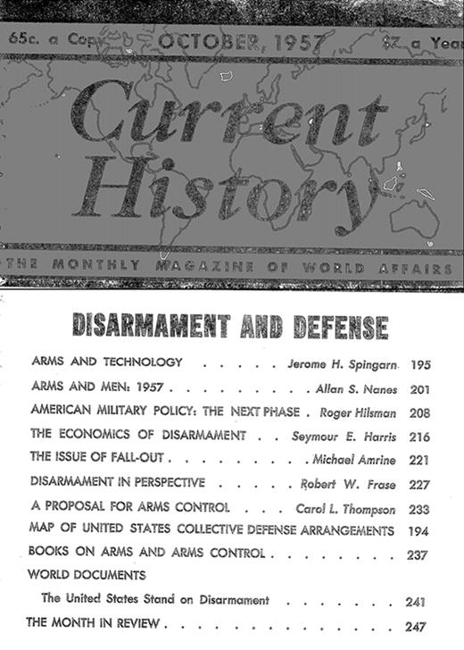 Current History Cover Image for Volume 33, Issue 194