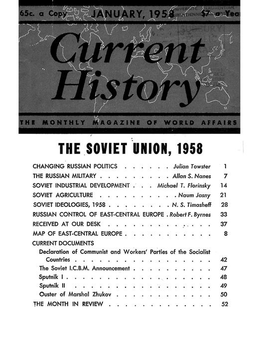 Current History Cover Image for Volume 34, Issue 197