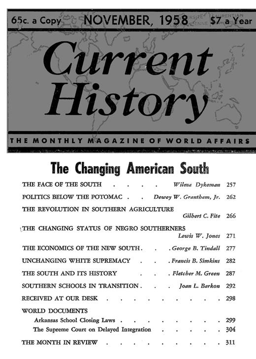 Current History Cover Image for Volume 35, Issue 207