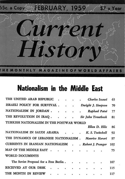 Current History Cover Image for Volume 36, Issue 210
