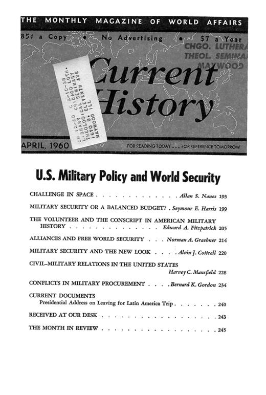 Current History Cover Image for Volume 38, Issue 224