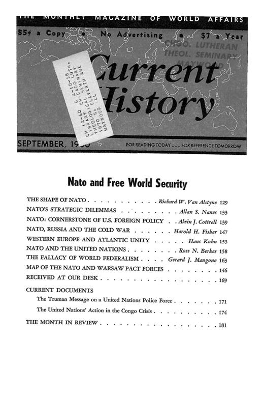 Current History Cover Image for Volume 39, Issue 229