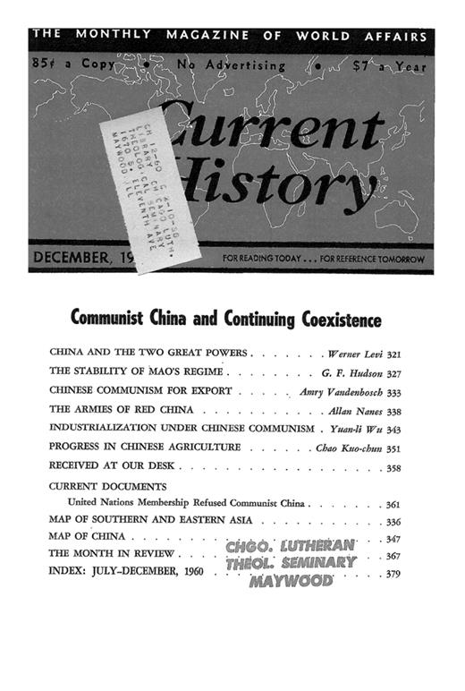 Current History Cover Image for Volume 39, Issue 232